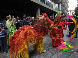 Celebració de l'any nou xinès a Girona 