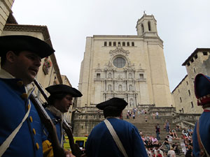 Girona resisteix! Jornades de recreació històrica de la Guerra de Successió. La desfilada