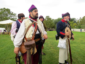 IX Festa Reviu els Setges Napoleònics de Girona. Campament d'època napoleònica al parc de les Ribes del Ter