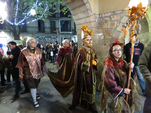 Nadal 2016. Cercavila de L'Esperit de Nadal amb motiu de la inauguració de la XVI Biennal del Pessebre Català