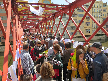 Festivitats i esdeveniments. Sant Jordi 2016 a Girona