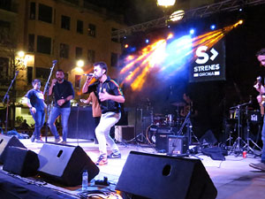 Festival Strenes 2017. Actuació del grup The Cuit's a la plaça de Santa Susanna del Mercadal