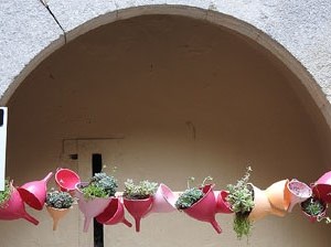 Temps de Flors 2017. Decoracions florals a les sis fonts del Barri Vell