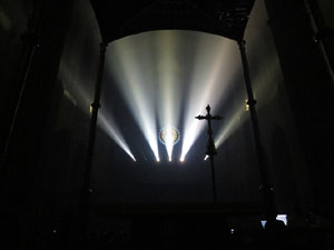 Transfiguració de la nau. Espectacle de llum i música a la nau gòtica de la Catedral de Girona