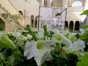 Temps de Flors 2018. Instal·lacions i decoracions florals al claustre romànic del monestir de Sant Daniel