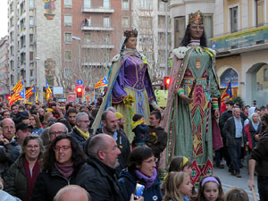 21F Vaga general. La manifestació més gran de la història de Girona, amb 70.000 participants