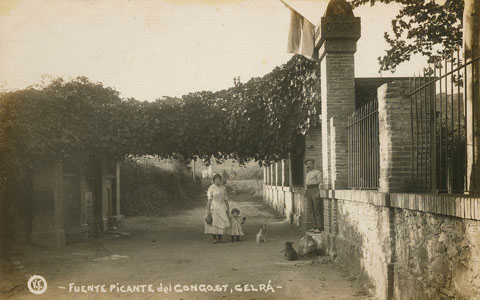 Entrada a la font picant del Congost. 1911-1914