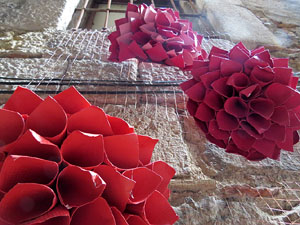 Temps de Flors 2019. Instal·lacions i muntatges florals a la Plaça del Bell-lloc, Travessia de l'Auriga