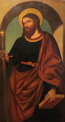 Sant Pau. Pere Mates. Primera meitat segle XVI. Oli sobre fusta