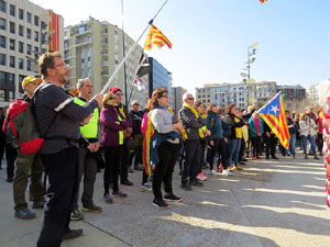 Marxa Groga per la llibertat dels presos polítics i per la República Catalana