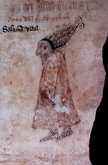Salomó Vidal, un prestamista jueu de Vic. Liber judeorum, 1334-1340. Facsímil. Tinta sobre paper