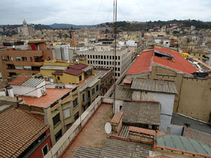 Teulades de Girona. Imatges de la ciutat des de l'alçada