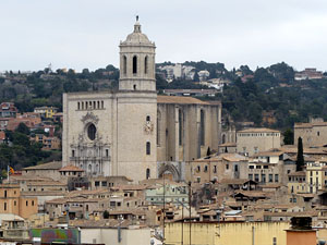 Teulades de Girona. Imatges de la ciutat des de l'alçada