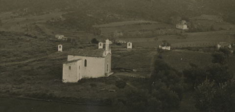 Capella i estacions de Les Creus, al camí del Calvari. 1920