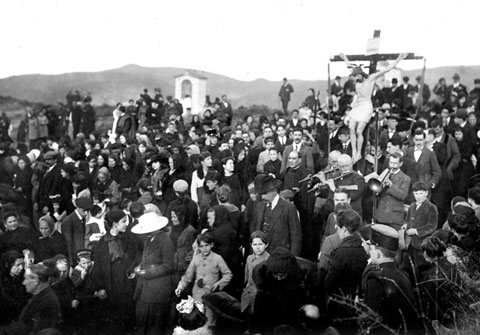 Via Crucis al Calvari. 1920