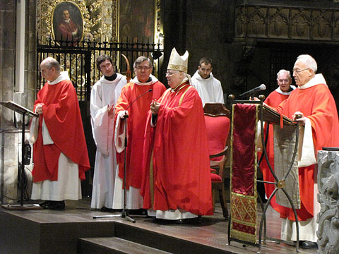 La missa de Rams a la Catedral de Girona