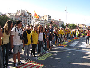 La Via Catalana a Girona