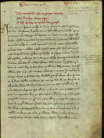 Llibre Verd de la ciutat de Girona (1144-1533) f. 8