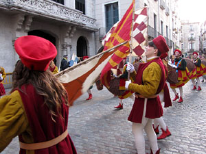 La precavalcada de Reis pels carrers de Girona