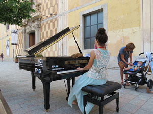 Pianos de cua als carrers de Girona