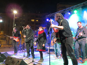 Girona10. Sticky Fingers. Concert a la plaça del Lleó