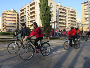 La Pedalada de Reis 2015, organitzada per Mou-te en bici
