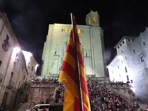 Diada Nacional 2015. Concert a les escales de la Catedral