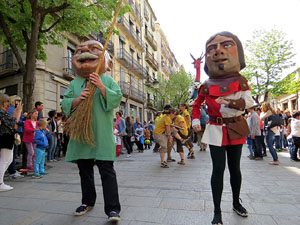 Festes de Primavera de Girona 2015. Cercavila amb el Tarlà