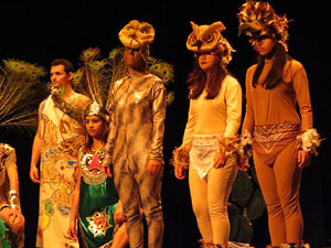 FITAG 2015. Espectacle Mazátzin, el hombre venado, de la Cia. Centro Cultural Jalil Gibran, Mèxic, i el Col·lectiu Actoral de Girona