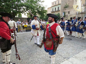 Girona resisteix! Jornades de recreació històrica de la Guerra de Successió. Combat final a la plaça de Sant Domènec