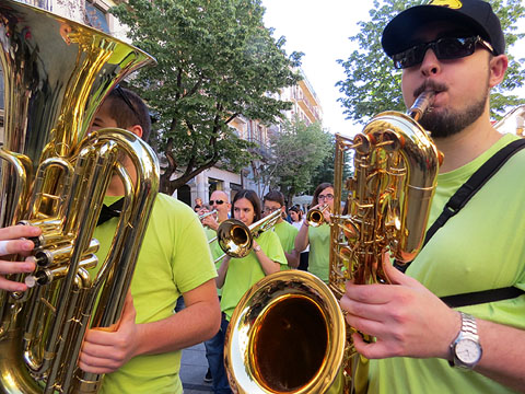 La música de la Girona Marxing Band