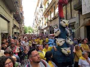 Festes de Primavera de Girona 2016. Penjada del Tarlà