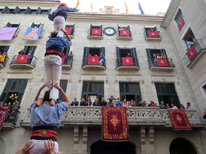 Fires 2015. Diada Castellera de Sant Narcís amb Marrecs de Salt, Minyons de Terrassa i Capgrossos de Mataró