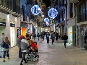 Nadal 2015 a Girona. La decoració nadalenca dels carrers