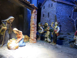 Nadal 2015 a Girona. Exposició de pessebres a la Carbonera, organitzada per l'Associació de Pessebristes de Girona 