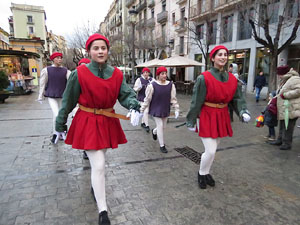 La Cavalcada de Reis 2016. La precavalcada pels carrers de Girona