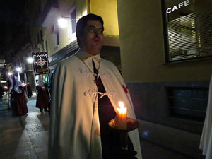 Setmana Santa 2016 a Girona. Processó del Sant Enterrament