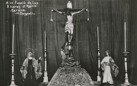 La funció de les Tres hores d'Agonia a l'església de St. Feliu. 1911-1936