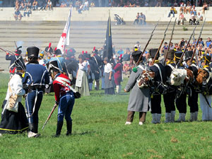 VIII Festa Reviu els Setges Napoleònics de Girona. Recreació d'una batalla al Parc de les Ribes del Ter
