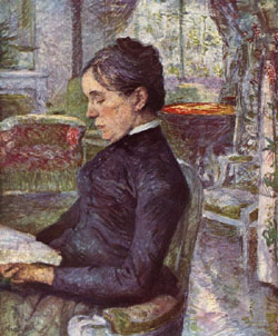 Retrat de la comtessa Adèle Toulouse Lautrec, mare de l'artista (1880-1890)