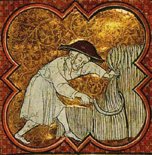 Pagès, segle XIII. Representació del mes de juliol