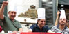 Arribada a Girona dels germans Roca després d'haver rebut el Celler de Can Roca el títol de millor restaurant del món 2015
