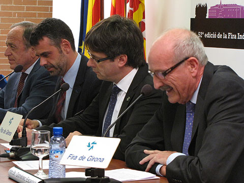 Parlaments al Saló d'Actes de Fira de Girona