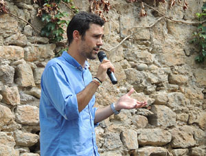 Presentació a Girona dels candidats de la llista Junts pel Sí
