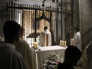 Festa de la Mare de Déu de Gràcia i de Bell-ull als claustres de la Catedral de Girona