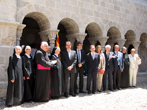 Inauguració de la restauració del claustre de Sant Daniel