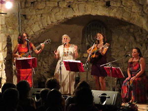 17a Jornada Europea de la Cultura Jueva. Concert de Rosa Zaragoza amb Rusó Sala, Gabriela Ahumada i Tamara Prezek