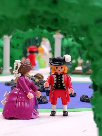 Detall del diorama 'Versailles', de MacGayver & Rapunzel