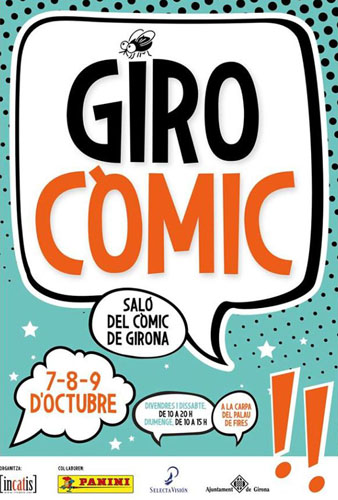 Cartell de la 1a. edició de la fira del còmic Girocòmic