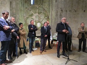 Inauguració de l'exposició 140 anys dels mosaics romans de Bell-lloc al Museu dArqueologia de Catalunya